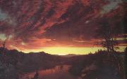 Frederick Edwin Church Twilight in the Wilderness (nn03) oil painting on canvas
